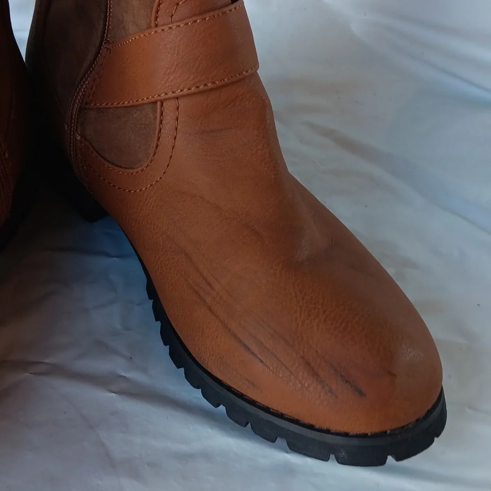 Daily Shoes Stylish Brown Knee-High Boots Womens 7.5